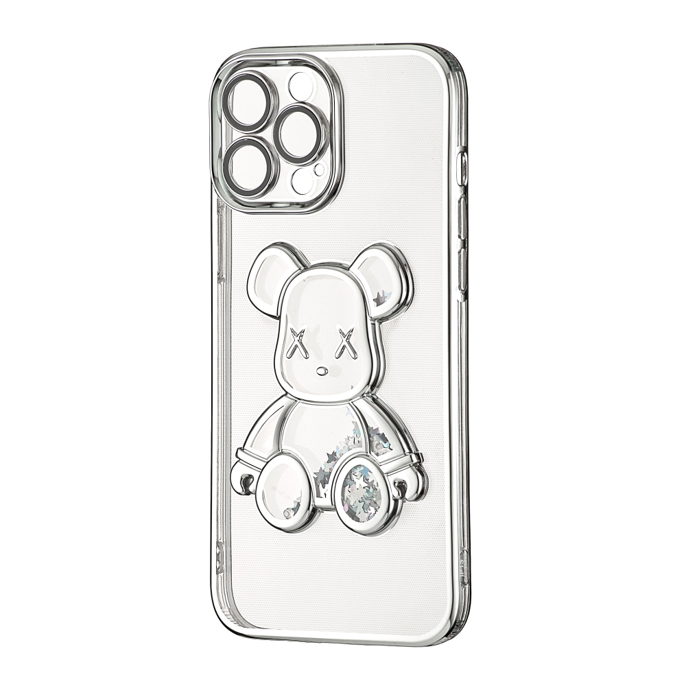 Накладка Shining Bear для IPhone 15 Pro Срібляста-0